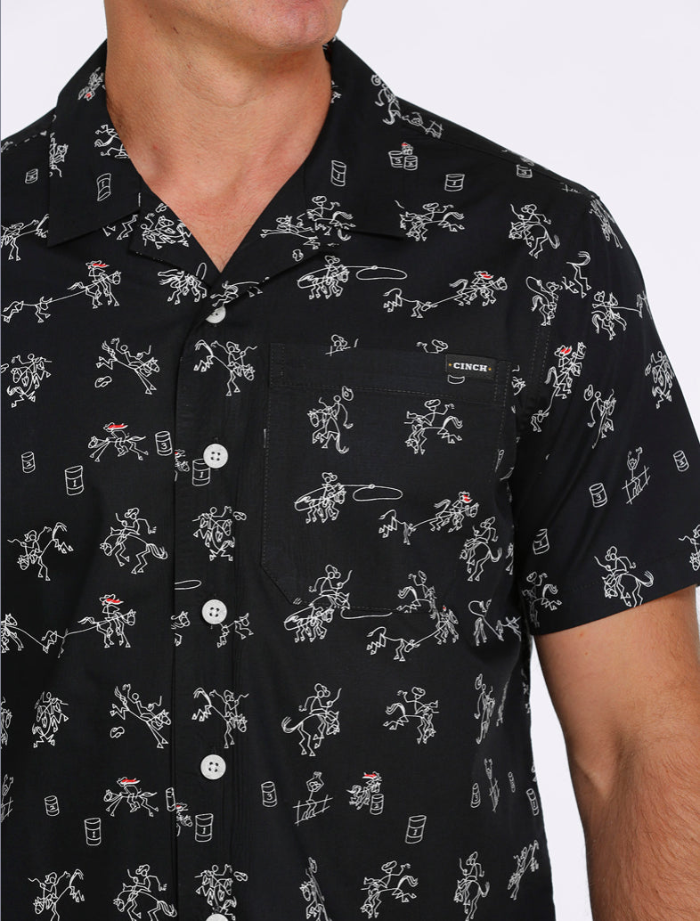 Shirts Men’s Cinch Camp Shirt MTW1401012