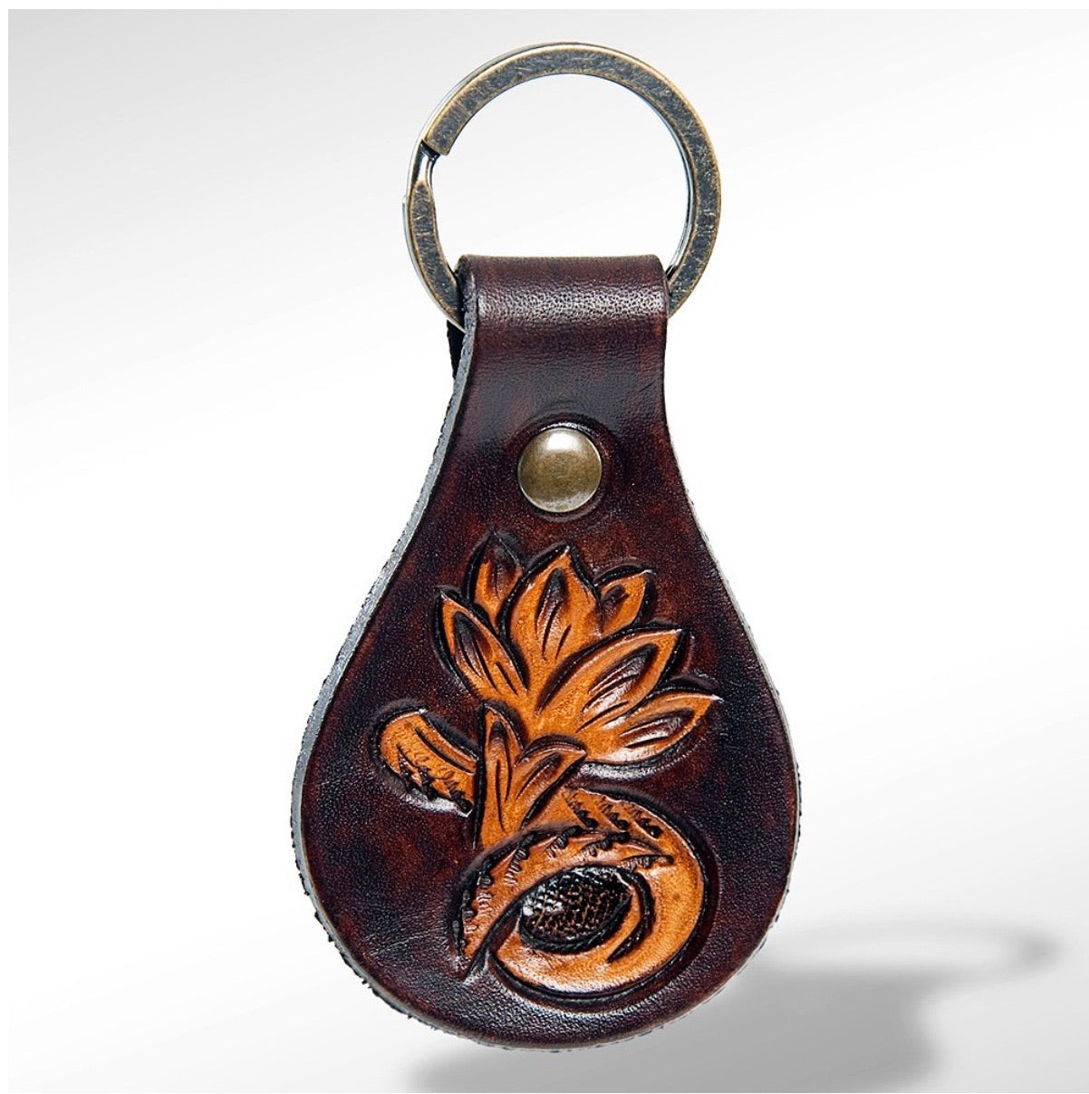 Tooled Leather keychain ADKR150