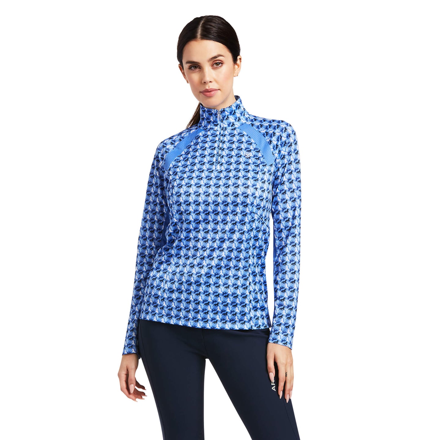 Shirts Women’s Ariat Sunstopper 2.0 1/4 Zip Baselayer 10039355 FFKO-EE