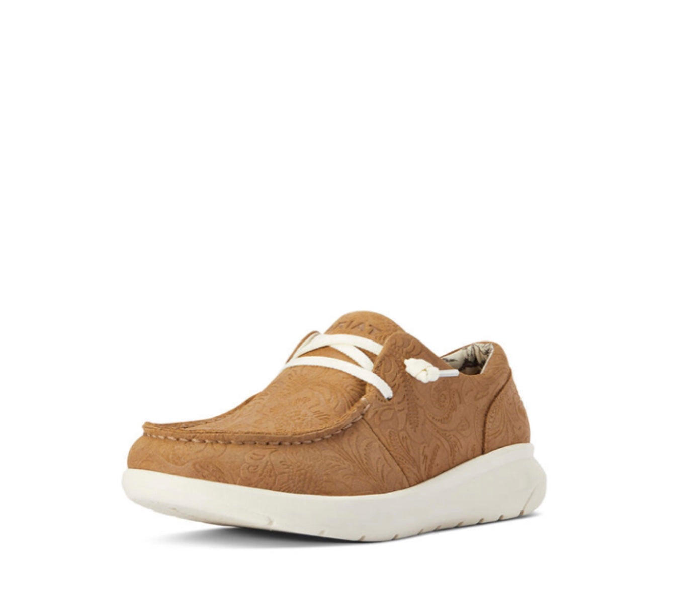 Shoes Women’s ARIAT 10040243 Hilo. Tan Floral Emboss.