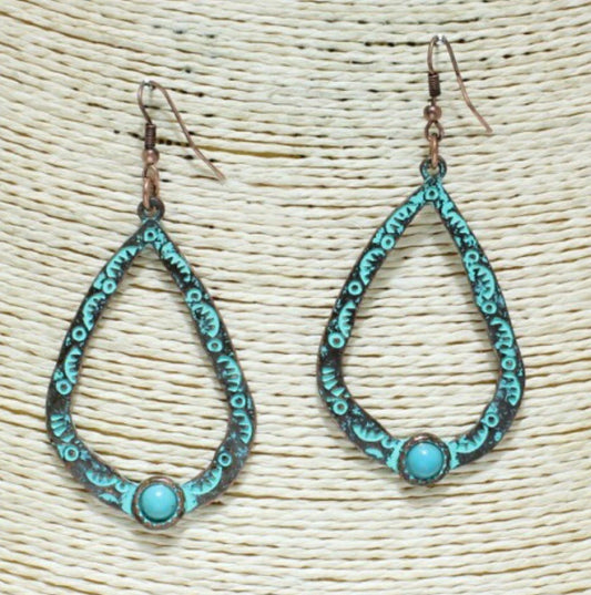 Western earrings Squash blossom or tear drop SE1357-SBTQ SE1357-PTTQ SE0049-SBTQ