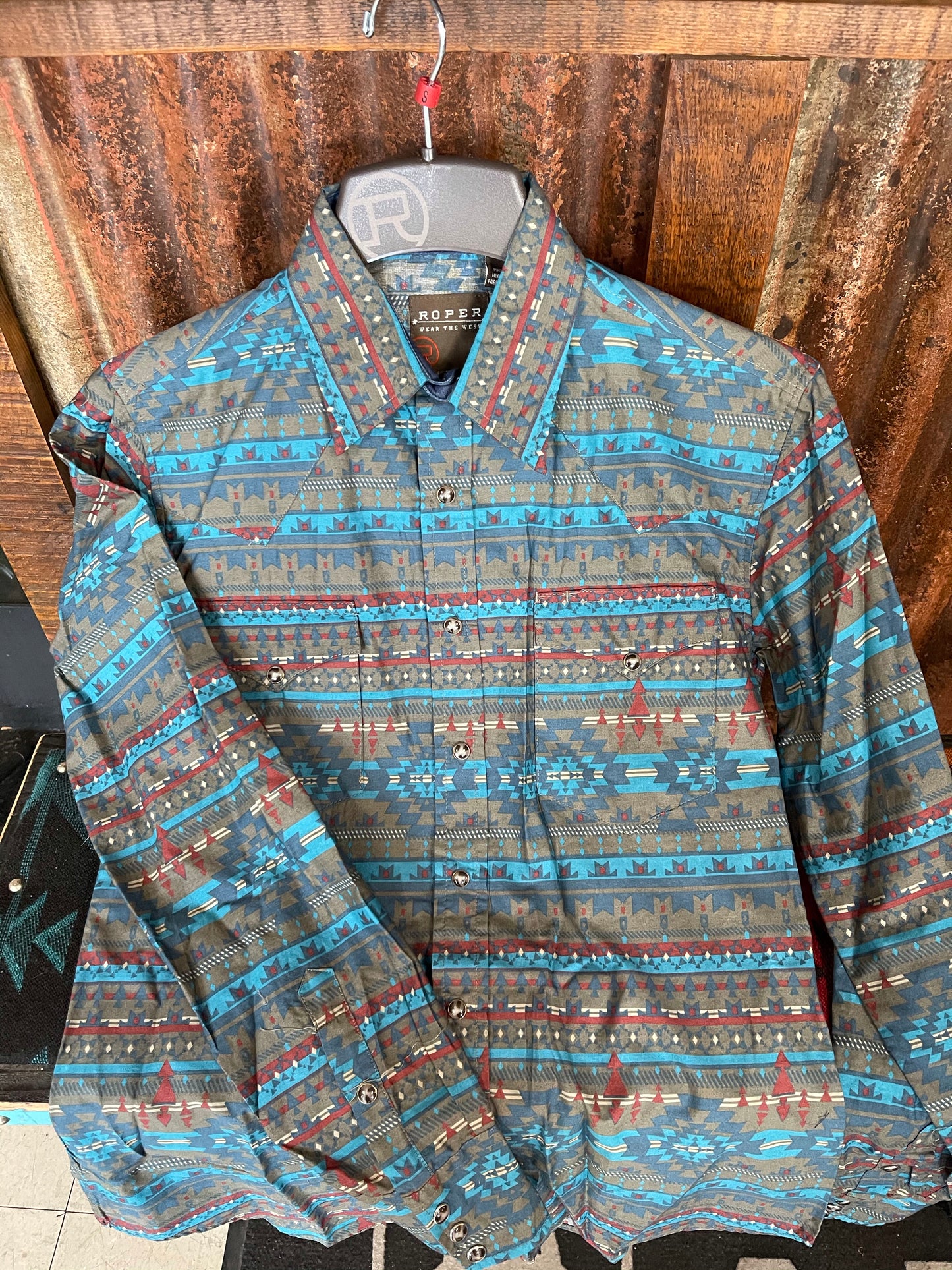 Men’s Shirt Roper 03-001-0067-0777 BU