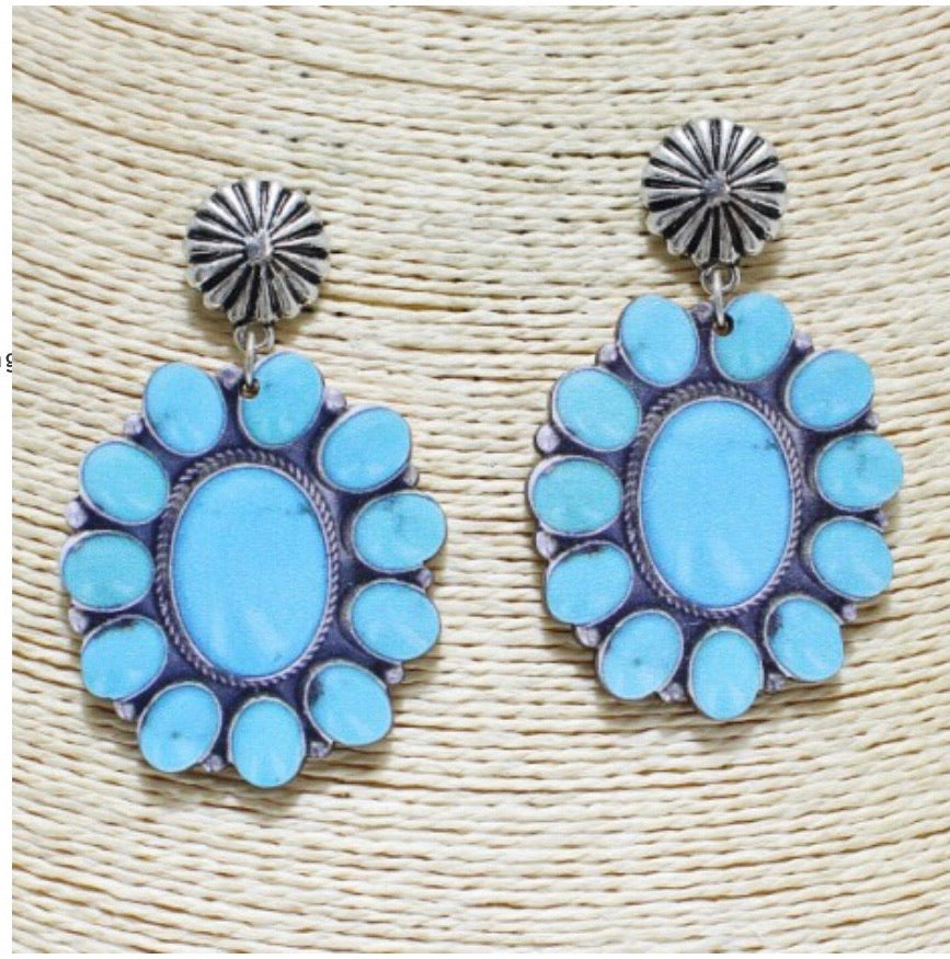 Wooden Earrings Tipi SE1345 —SBWD SWE33524