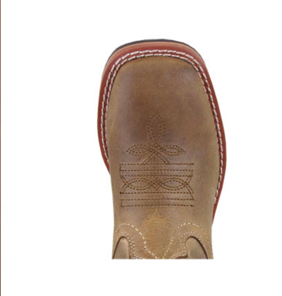 Kids Boots Smoky Mountain Rancher Brown Oil Distress 3882C