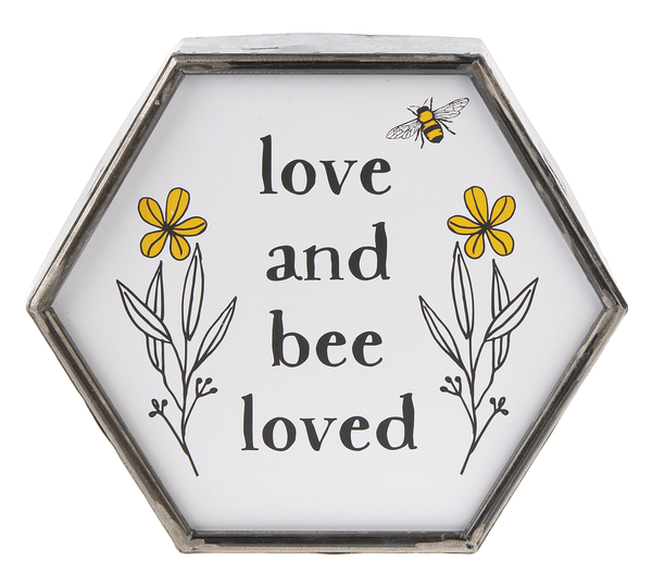 Hexagon Frame Bee Wall Art CB177060 home decor