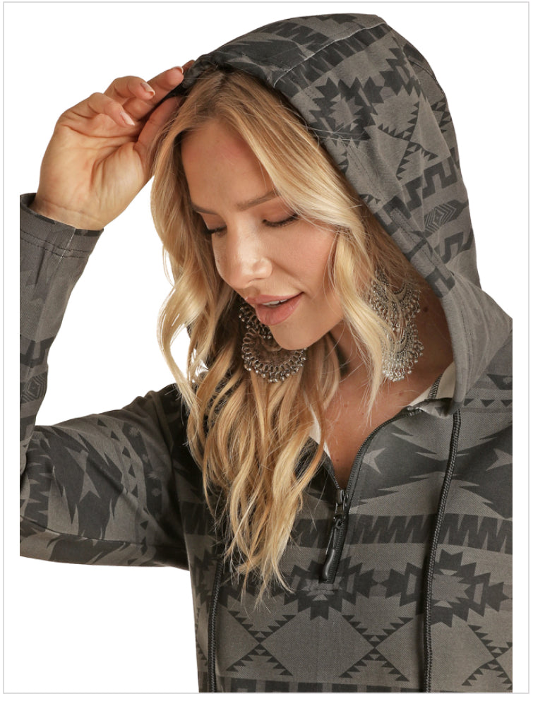 Outerwear Women’s Sale as is no returns. Powder River Aztec Knit Hoodie PRWO91RZXN