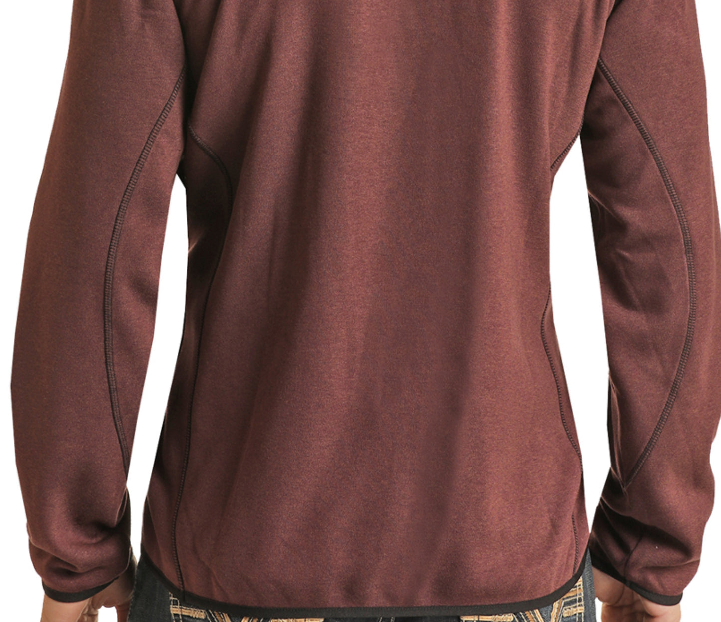 Outerwear Men’s Heather Knit Quarter Zip PRMO91RZYD