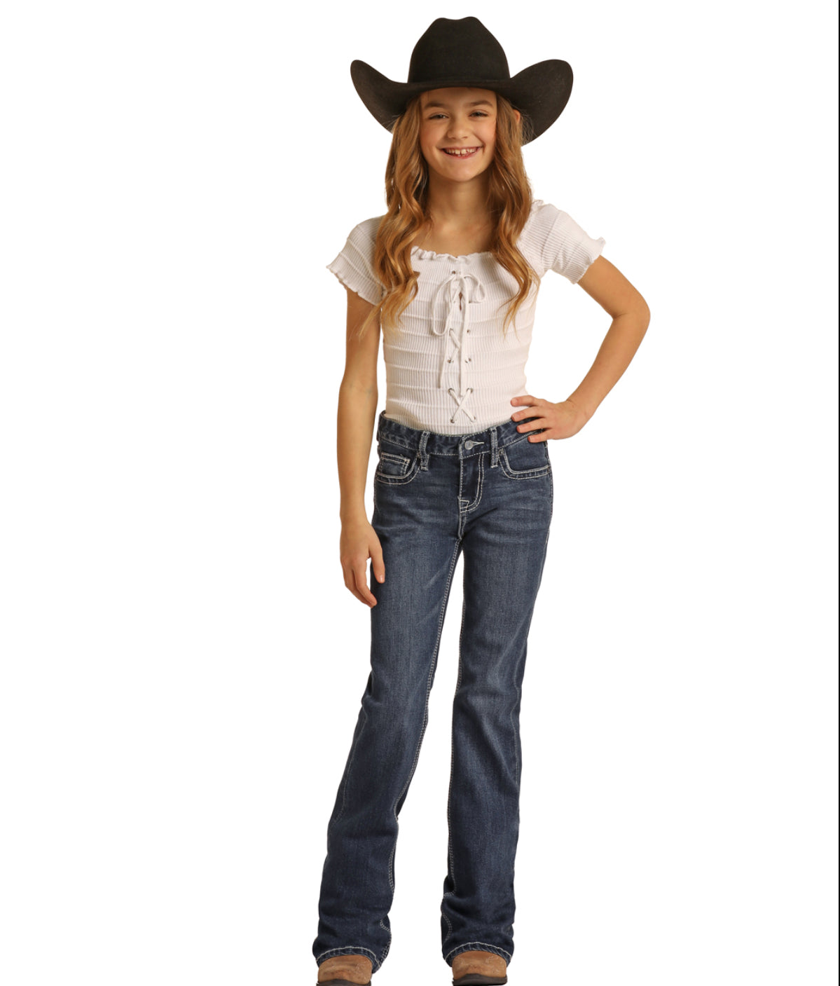 Jeans Kid’s Girls Rock & Roll Denim Bootcut RRGD4MRZPW
