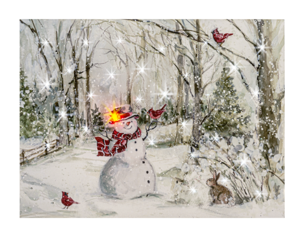 Giftware Snowy Scene Light Up Wall MX185465 Decor MX185465