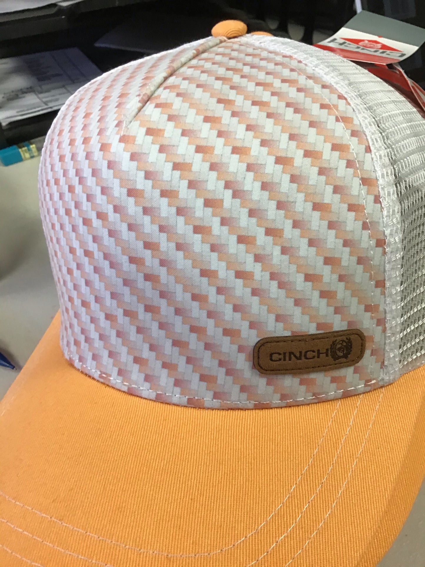 Hats Caps Women's Trucker Cap Orange Cinch MHC7874027