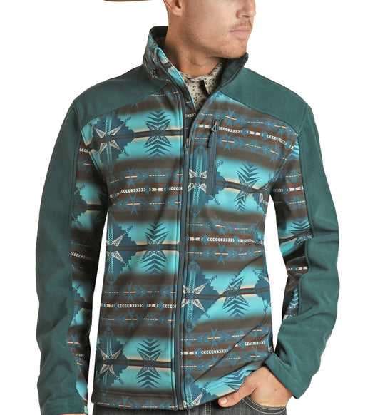 OUTERWEAR Men’s Printed Softshell Jacket PRMO92RZY6