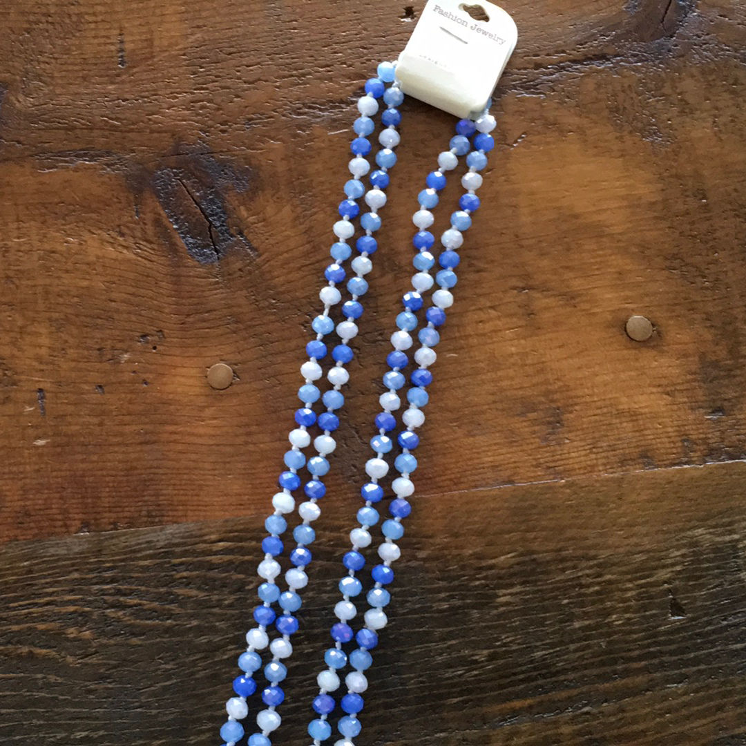 Necklaces sparkle beads in different colors RZN36005