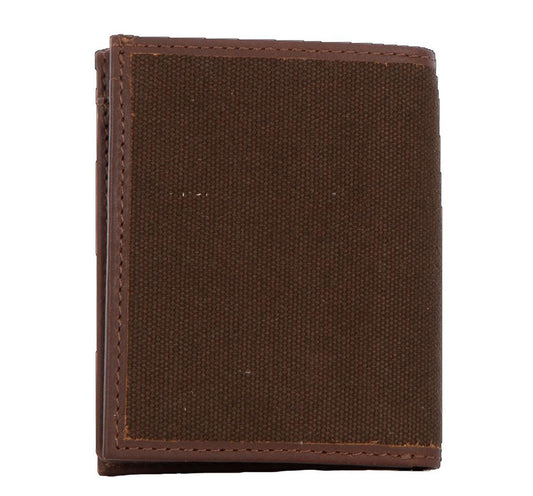 Wallet STS Chocolate Canvas Men’s Hidden Cash STS63875