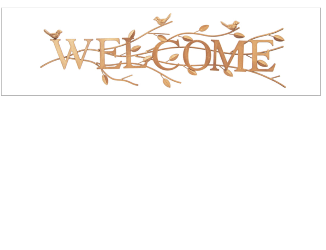 Home Decor Bird Branch Welcome Sign CG177446