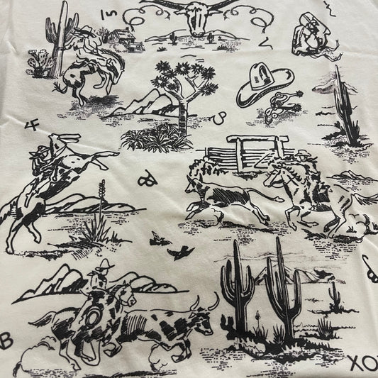Shirts Women’s T Shirt XOXO&CO B&W Old West Collage Tee
