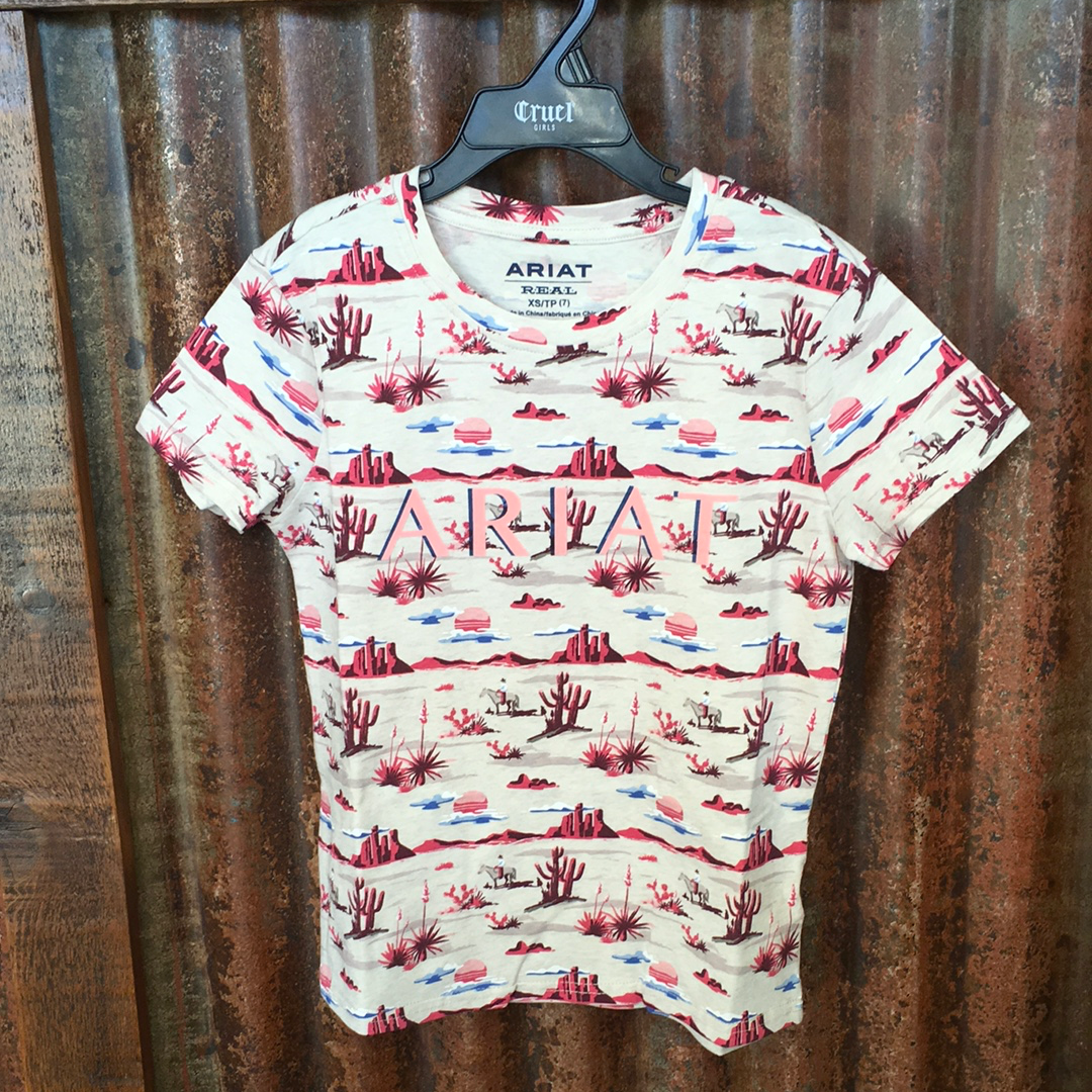 Shirts girl’s Ariat Yuma Print Tee 10039503