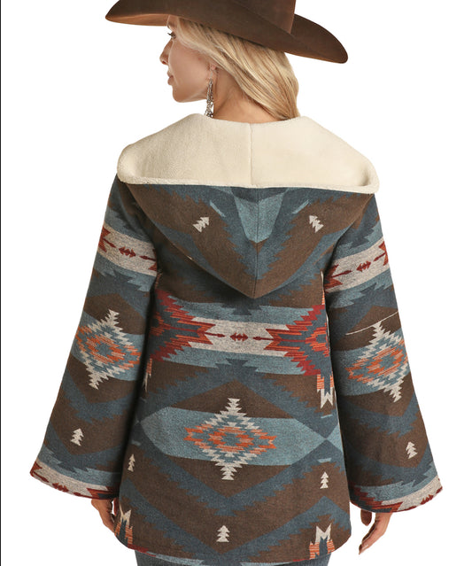 Outerwear Women’s Rock & Roll Wool Cape Coat PRWO92RZZ0