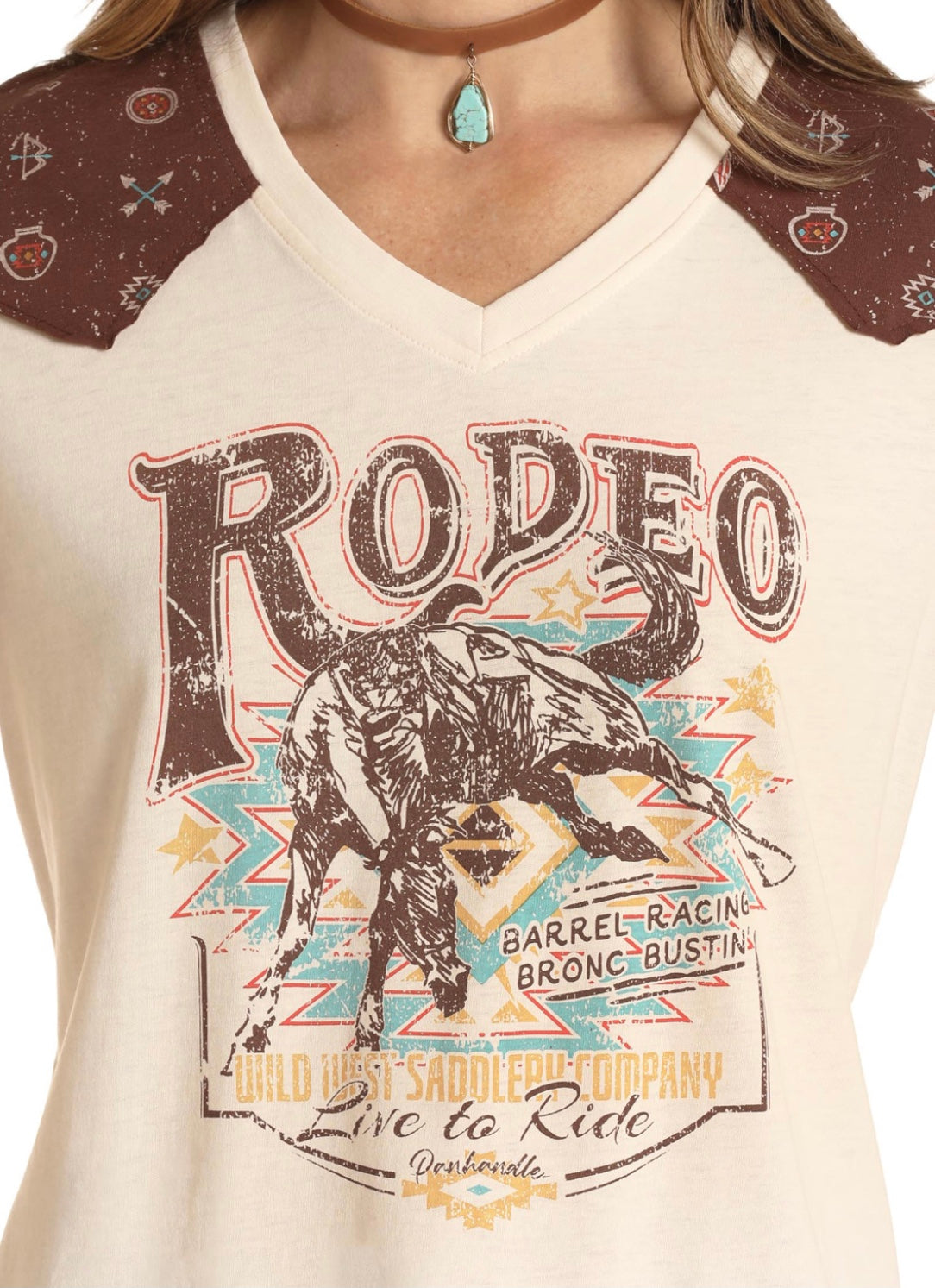 Shirts Women’s Ivory Rodeo Graphic Tee WLWT21RZIW
