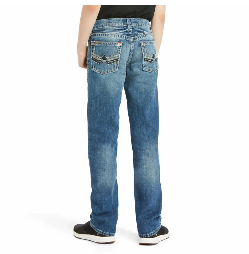 Boys Slim Fit Adjustable Waistband Jeans 10018347