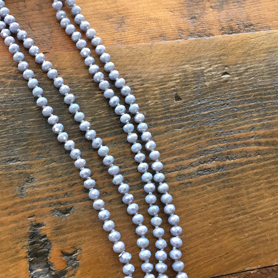 Necklaces sparkle beads in different colors RZN36005