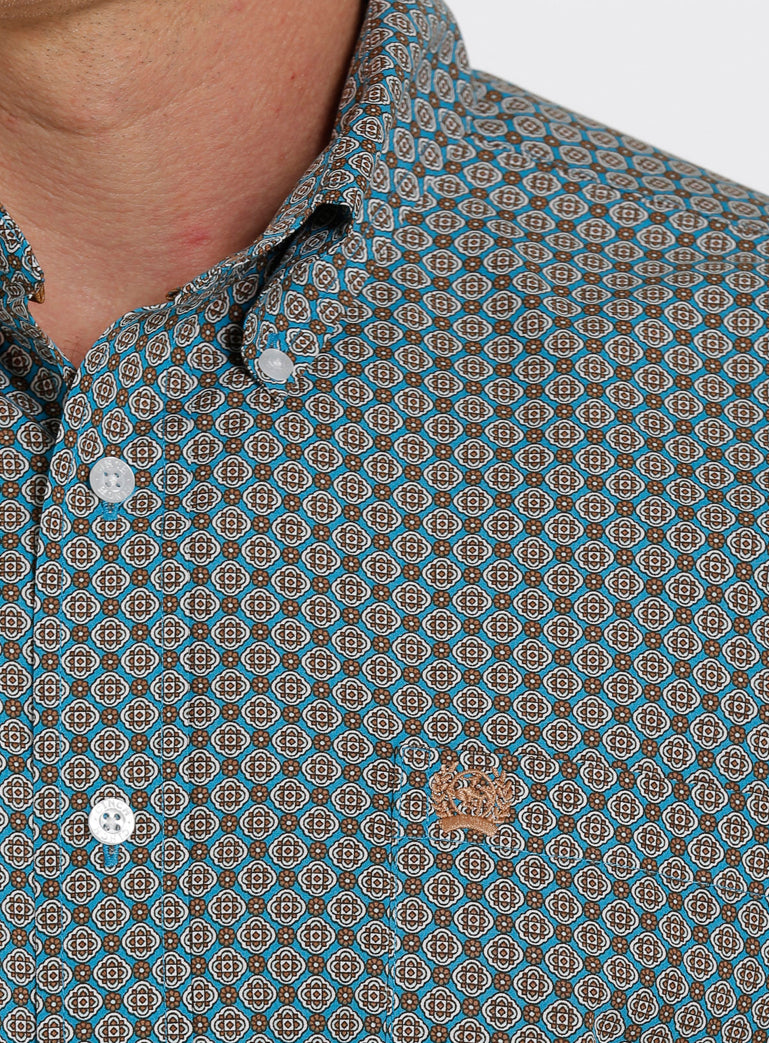 Shirts Men's Cinch Blue MTW1105379
