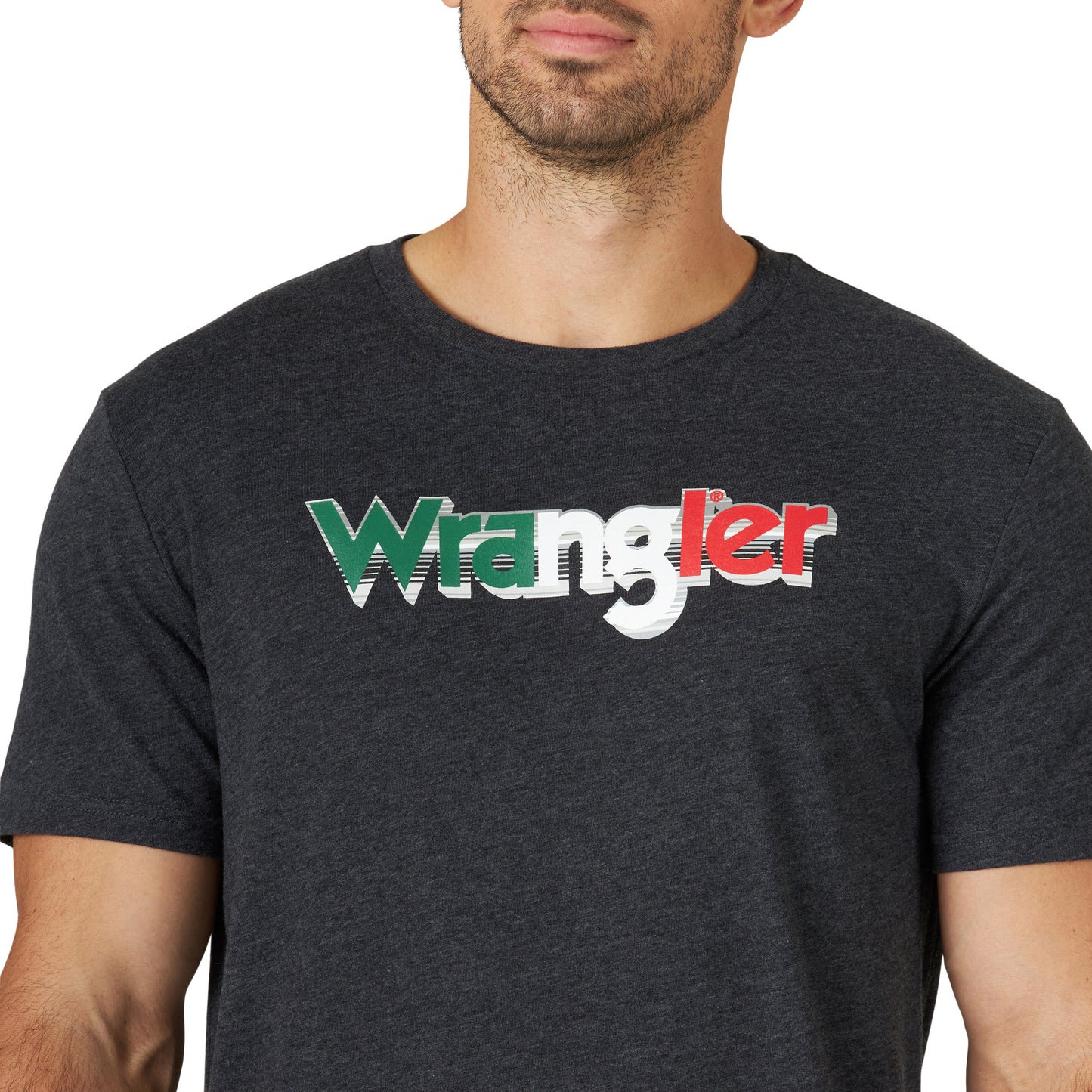 Shirts Mens Wrangler Logo Tee