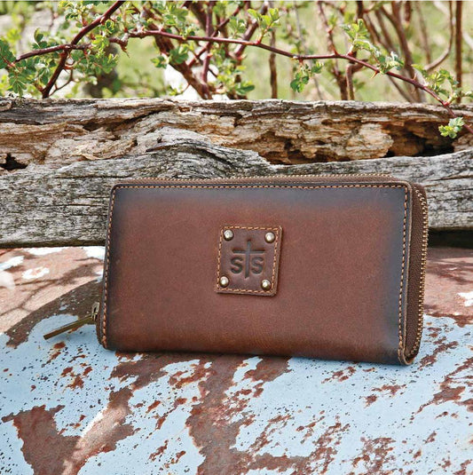 Wallet STS 62024 The Baroness Bi-Fold Zip Wallet STS62024,