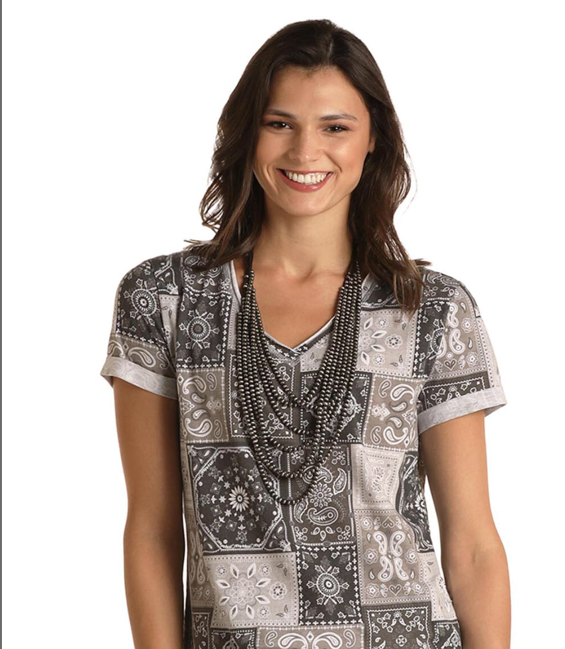 Women’s Dark Grey Shirts L9T3457
