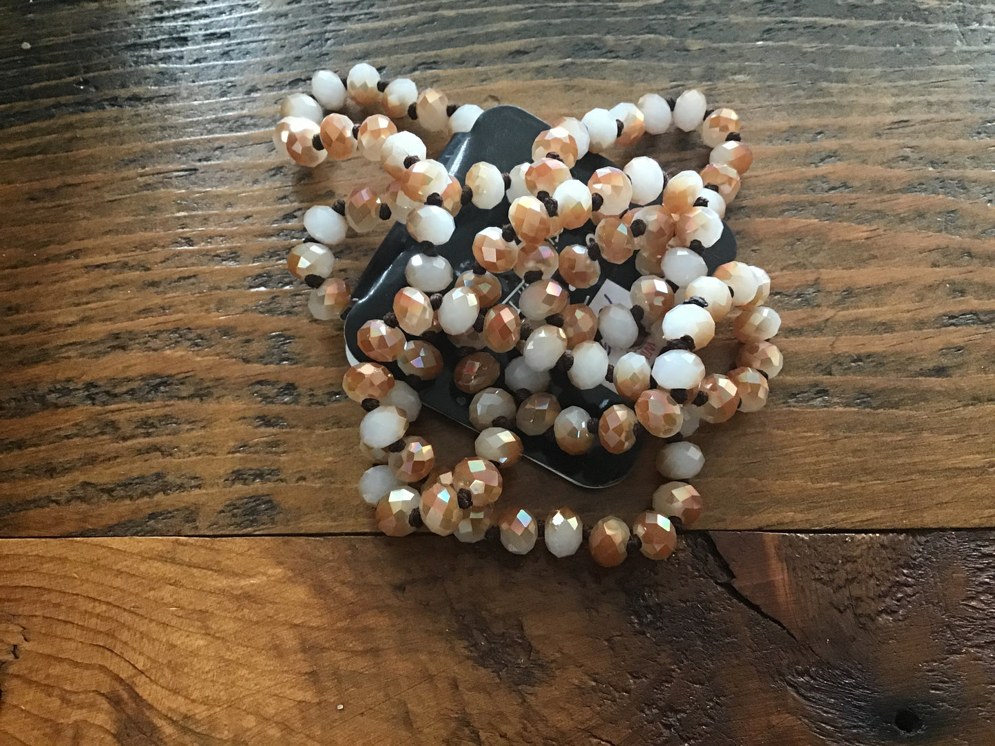 Necklaces sparkle beads in different colors RZN36005