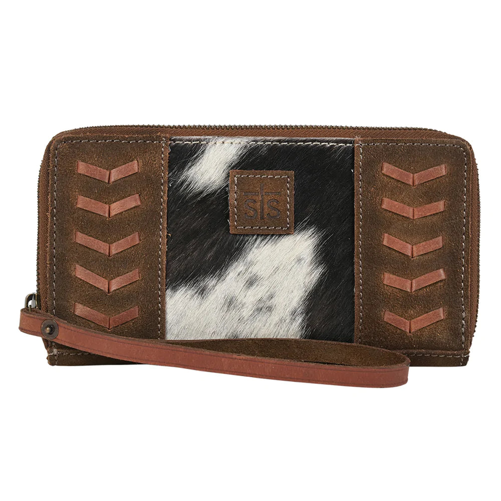 Purses Wallets STS Ranchwear Cowhide Saddle Tramp Bentley Wallet STS61378