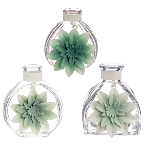 Giftware Home Decor CB177205/CB177206 Glass Flower Vase