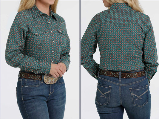 Shirts Women’s Cinch Snap Button MSW9201027 ERKU-EE
