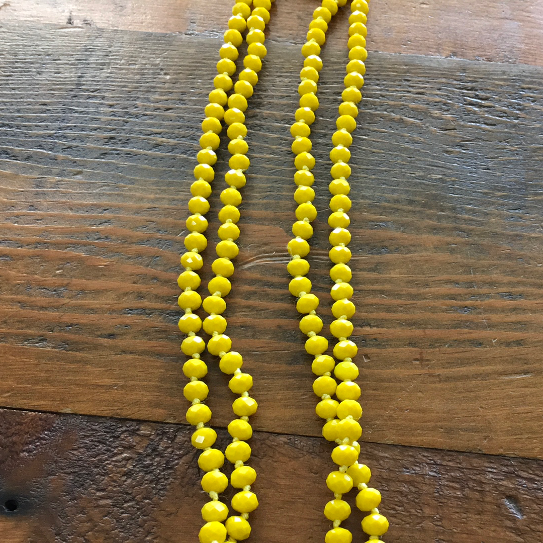 Necklaces sparkle beads in different colors RZN36005