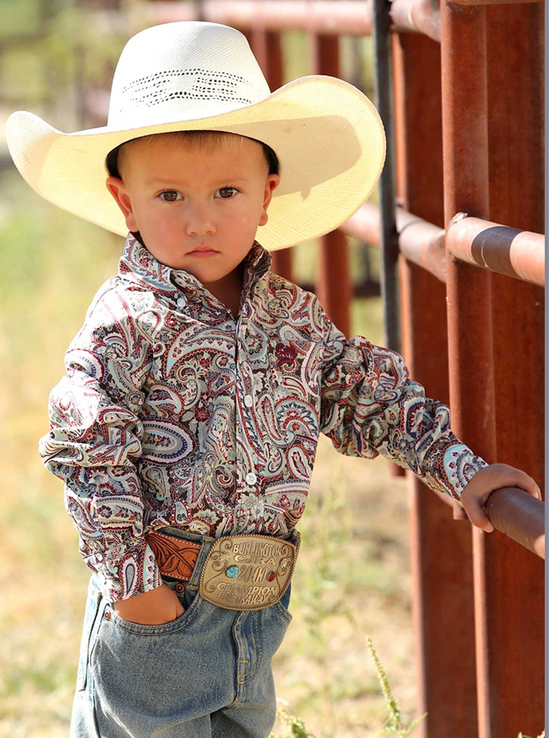 Shirts kid’s Cinch Boy’s or Toddler Long Sleeve MTW7061289 MTW7060289