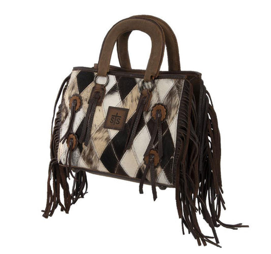 Purses STS Diamond Satchel Cowhide STS36732