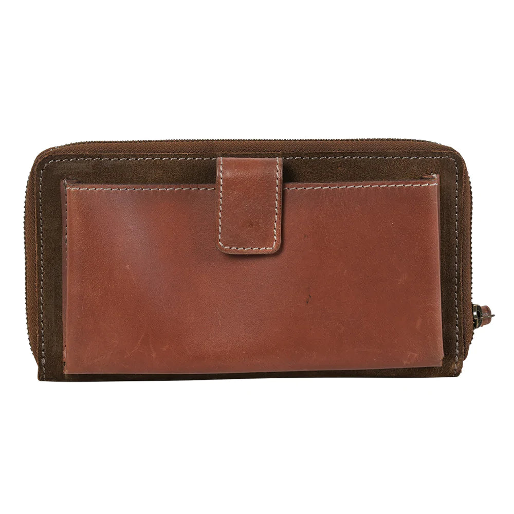 Purses Wallets STS Ranchwear Cowhide Saddle Tramp Bentley Wallet STS61378
