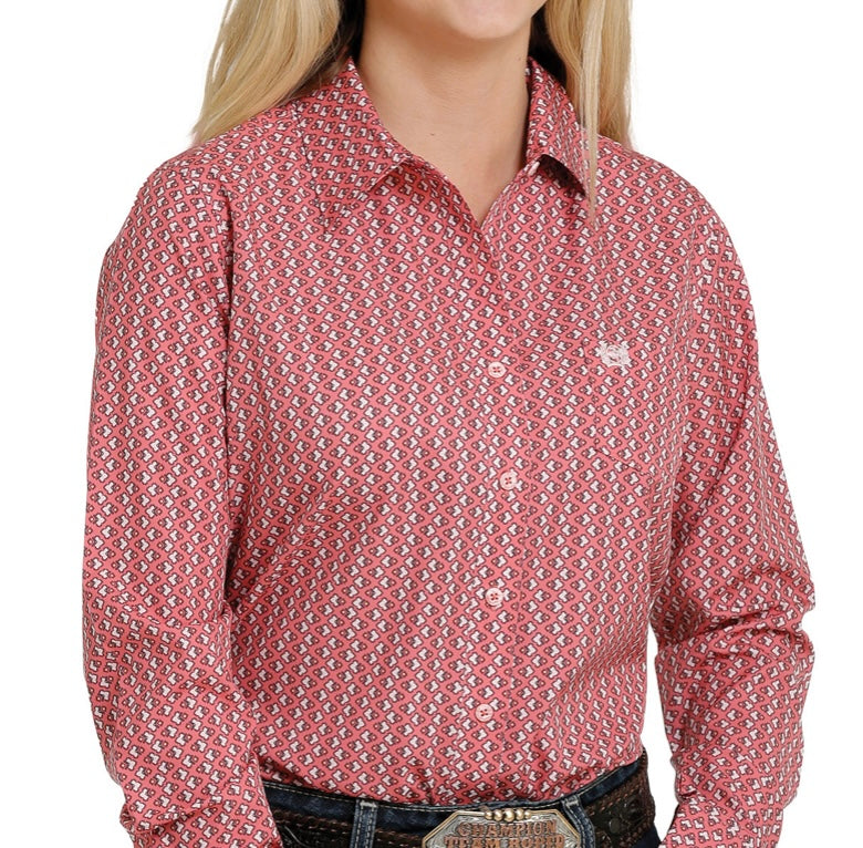 Shirts Women’s Cinch MSW9163002 Pink