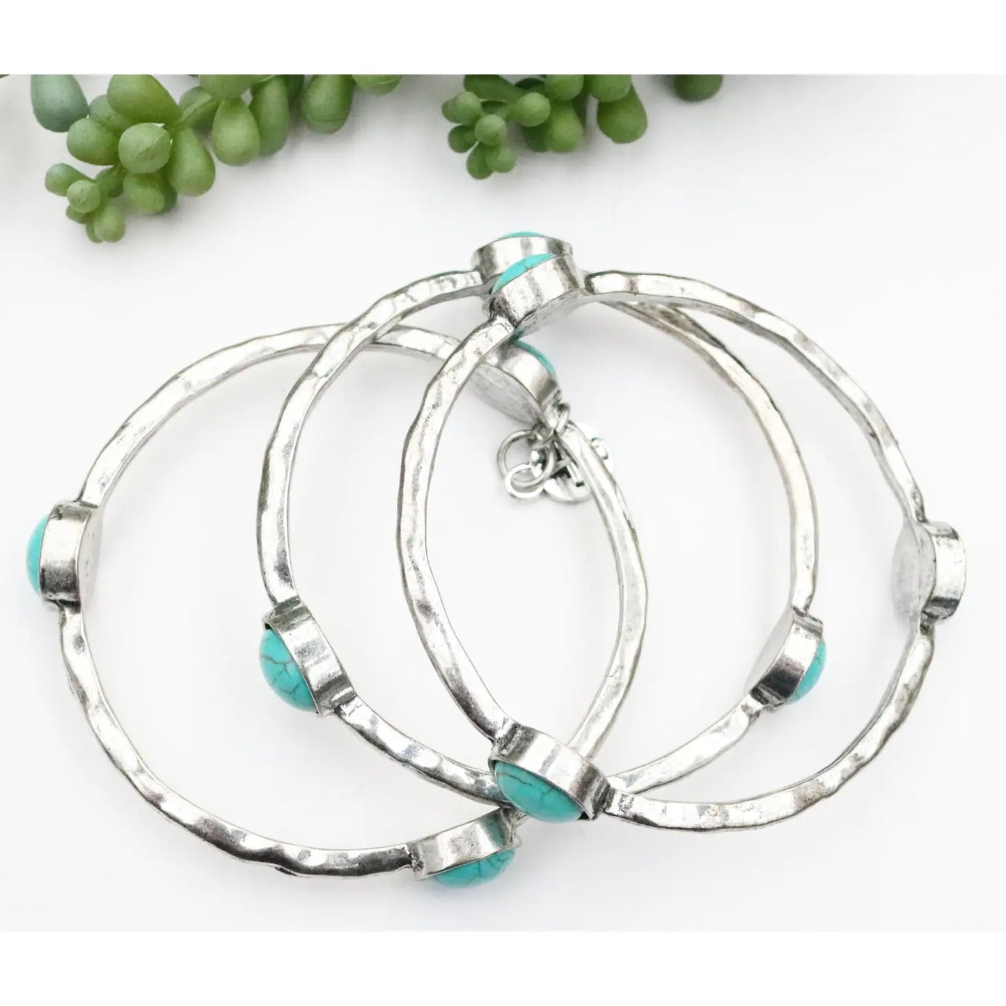 Bracelet Burnished Silver Bangles Jewelry BR251S