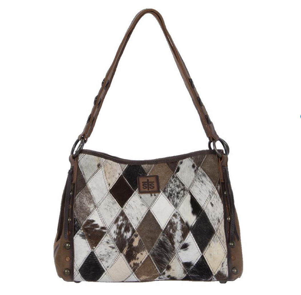 STS Ranchwear Diamond Cowhide Basic Tote