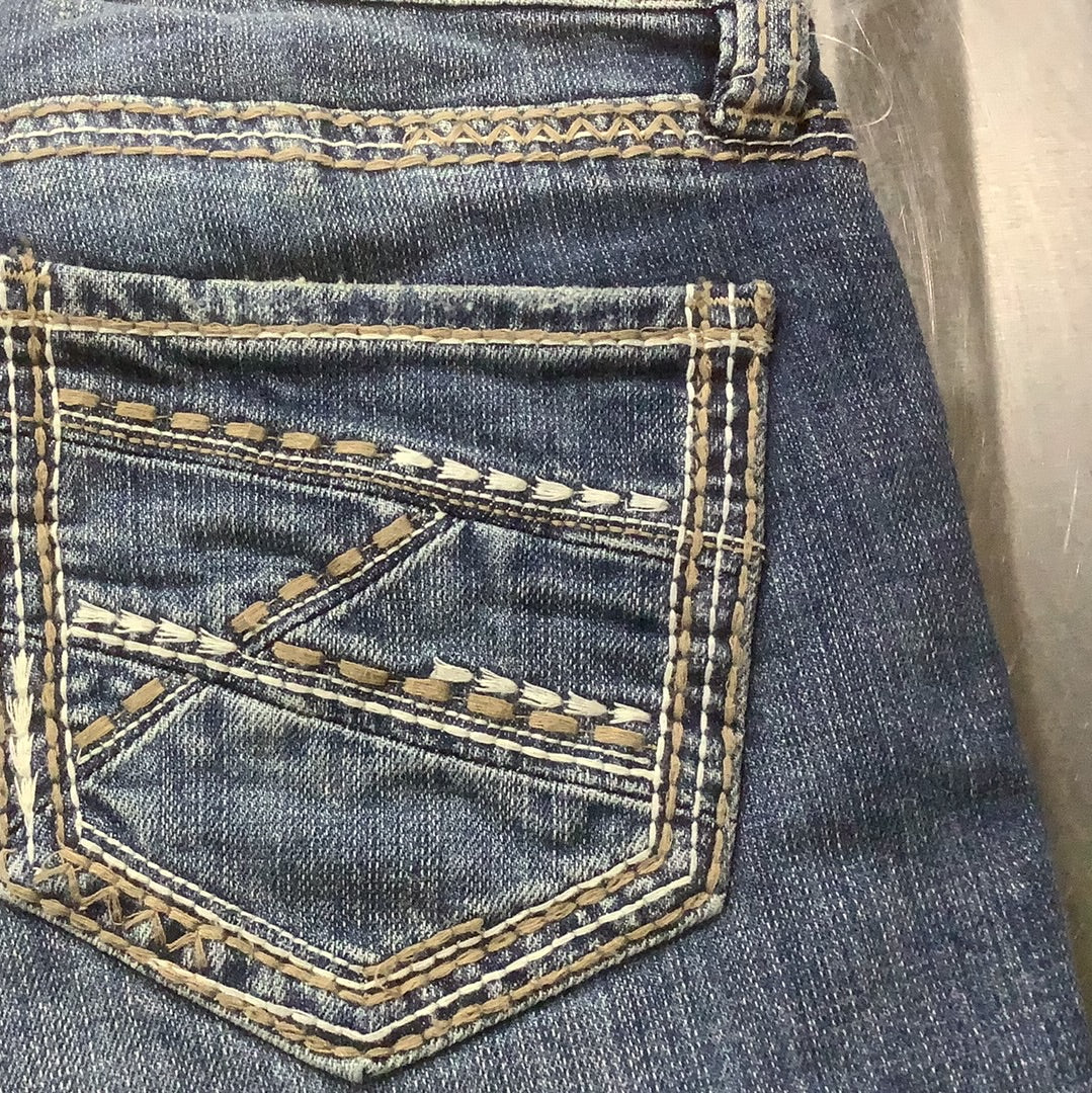 Jeans Women’s Medium Wash Riding Jean / Bootcut with Stretch W7-1690