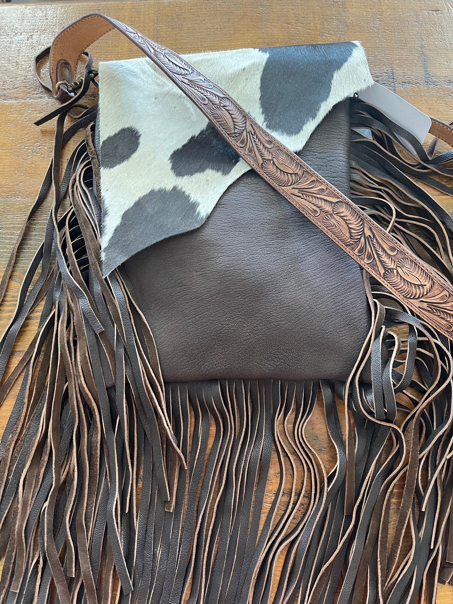 Purses American Darling Hide on Cross Body ADBGZ137BK