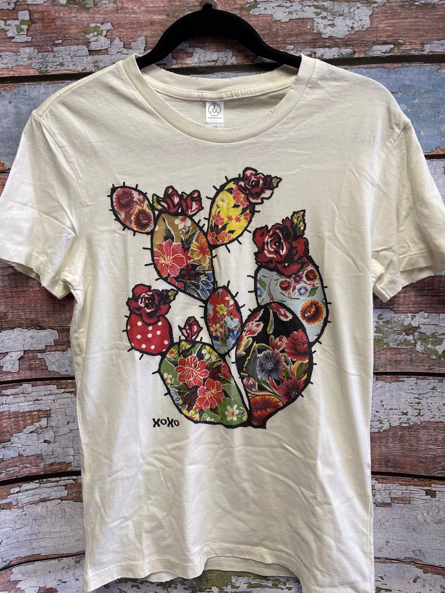 Shirts Women’s XOXO&CO Oilcloth cactus Tee