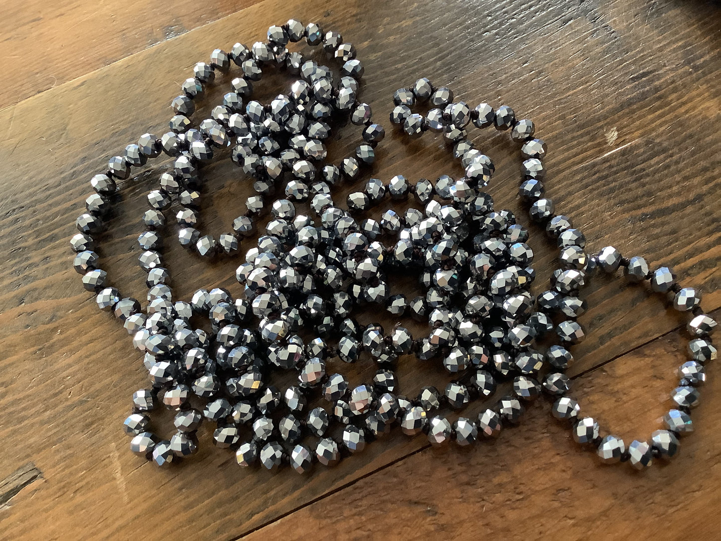 Necklaces sparkle beads in different colors RZN36005