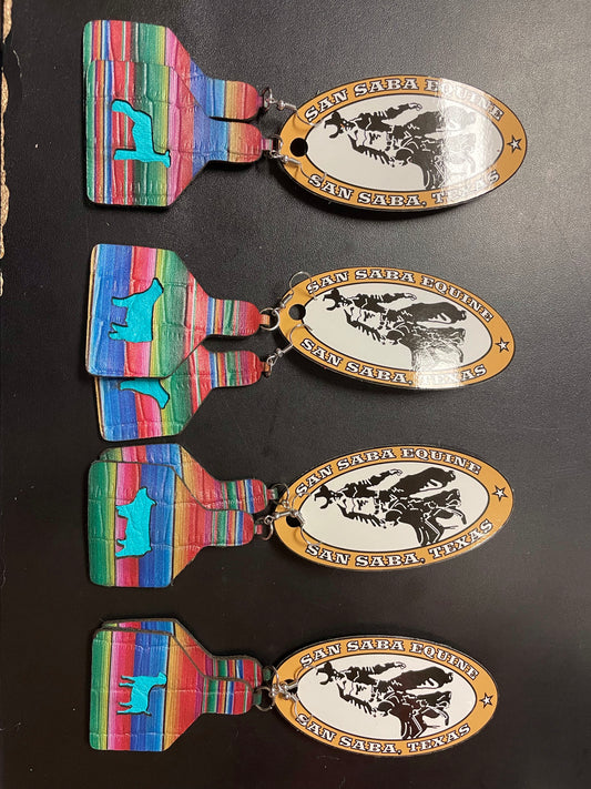 Jewelry Cow tag Shaped Earrings CS0085NP