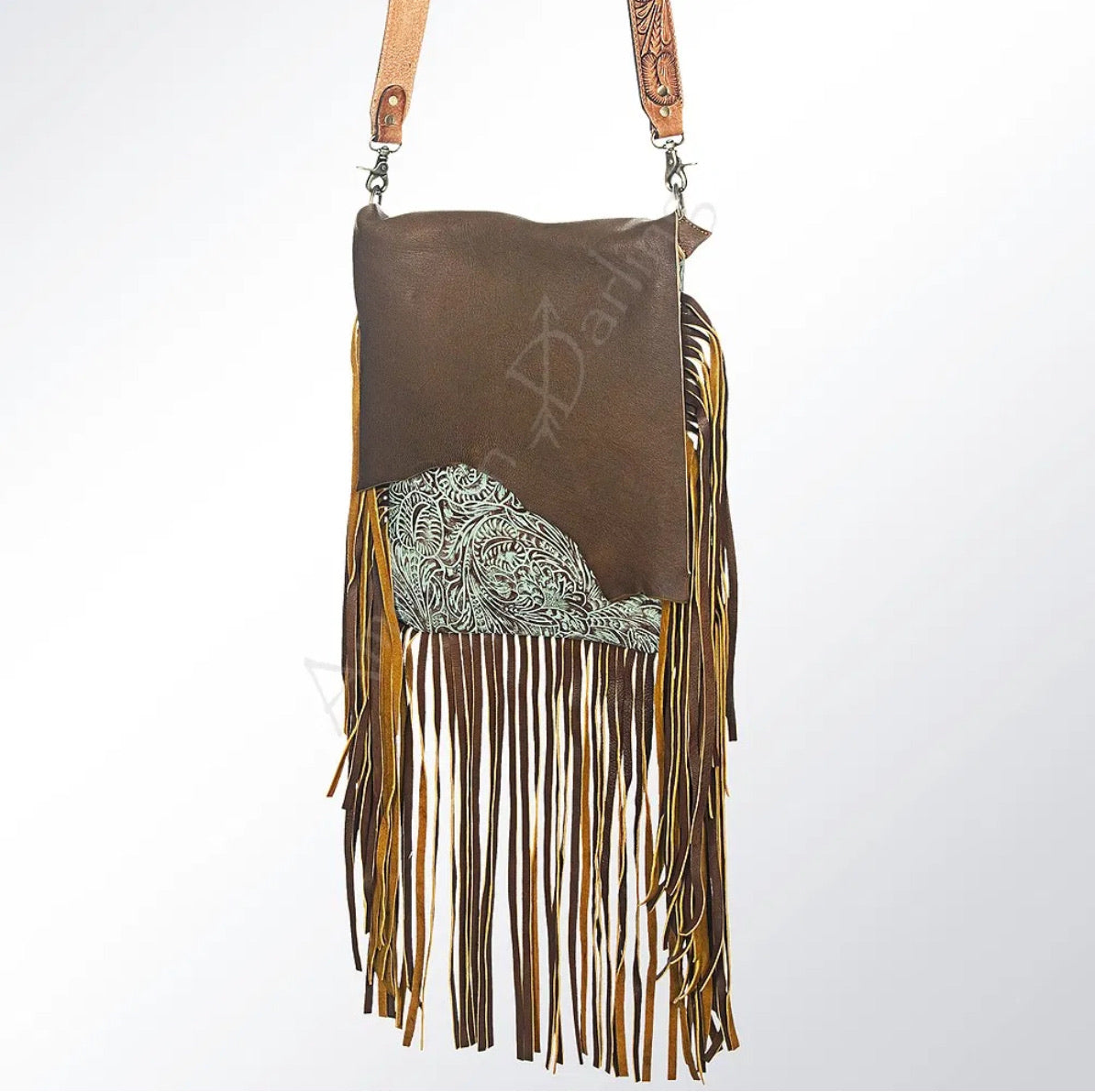 Purses American Darling Tooled Fringe Purse ADBGZ143