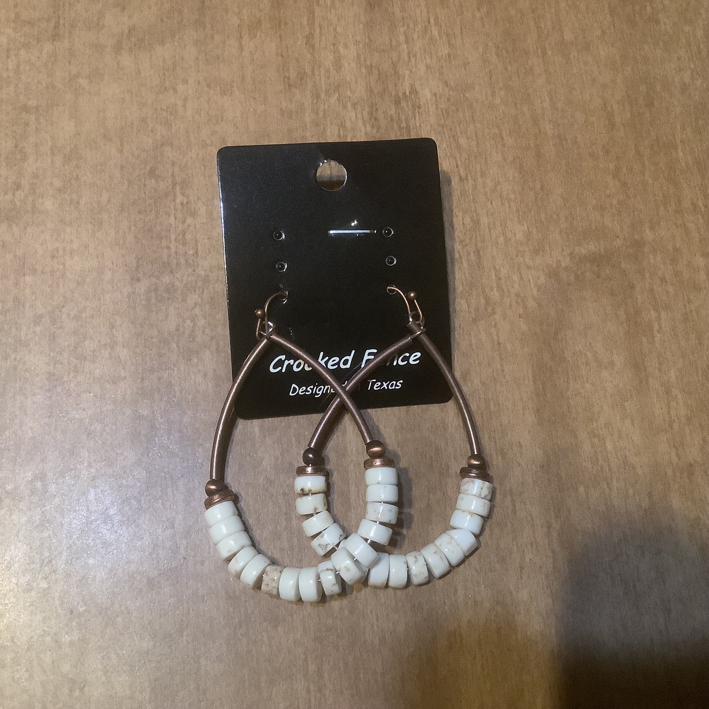 Earrings teardrop loops with turquoise, white and green stone beads ERZ210925-37, ERZ210925-39, ERZ210925-40,