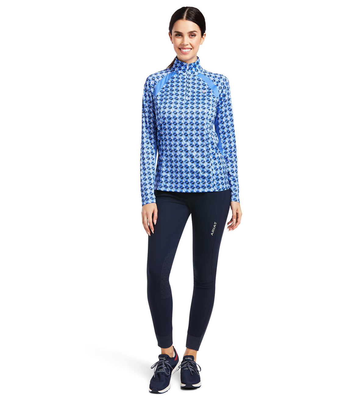 Shirts Women’s Ariat Sunstopper 2.0 1/4 Zip Baselayer 10039355 FFKO-EE