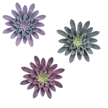 Giftware Ganz Succulent Flower Wall Decor 168232