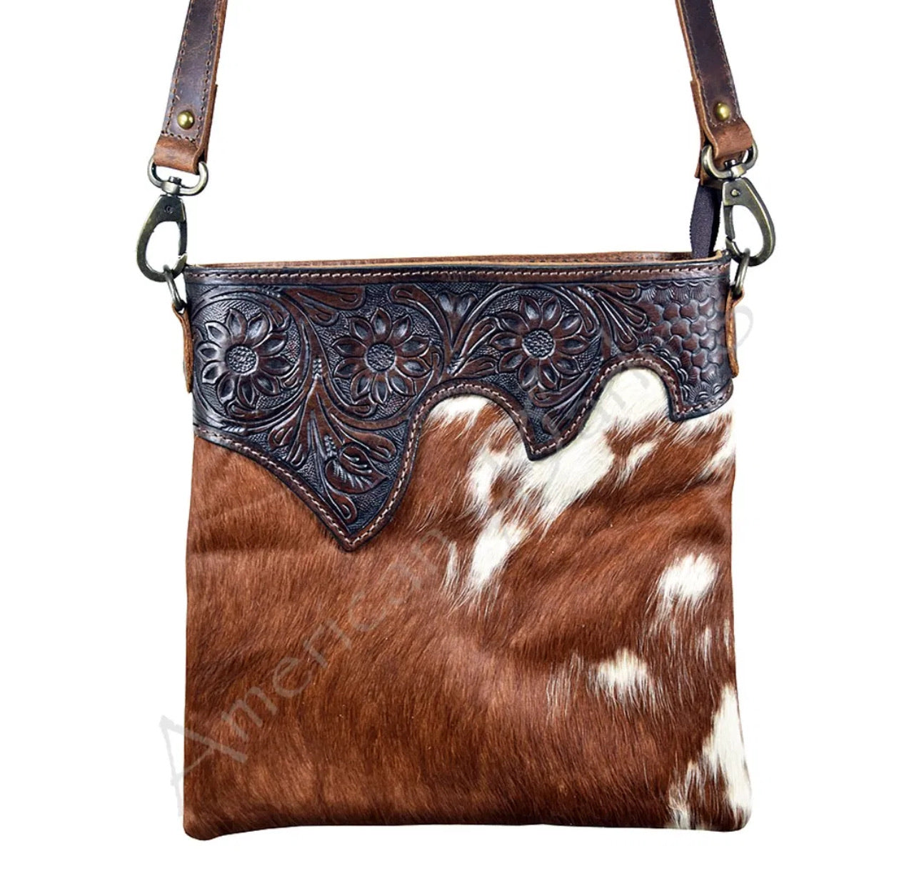 Purses American Darling Hide on Cross Body ADBG205TAW