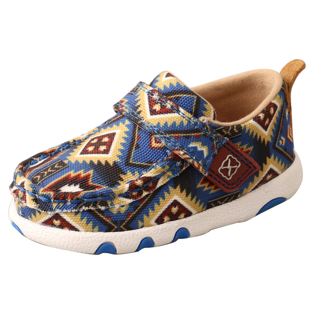 Shoes Kid’s, toddler & baby Twisted X blue aztec Kid’s Shoes ICA0019